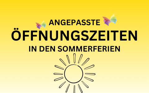 Angepasste Öffnungszeiten in den Sommerferien in der Pfarrbücherei Vöcklabruck, Freitags geschlossen